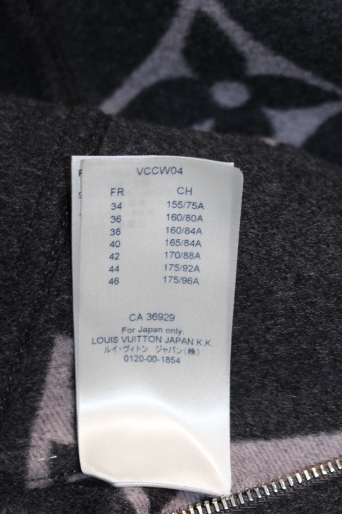 Louis Vuitton ルイヴィトン ワンピース ノースリーブワンピース レディース34 約xsサイズ グレー ウール シルク モノグラム 1alc 年 0 の購入なら 質 の大黒屋 公式