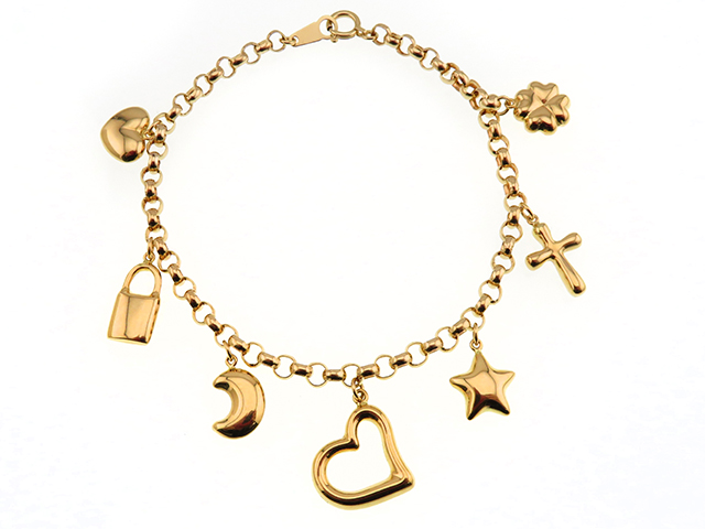 K18 チェーン ブレスレット 21.5g 20cm[] Chain Bracelet | ノー