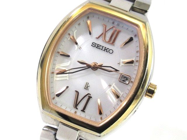 Seiko セイコー 時計 ウォッチ ルキア Ssqw028 1b22 0by0 ホワイト ソーラー 電波 レディース チタン 413 の購入なら 質 の大黒屋 公式