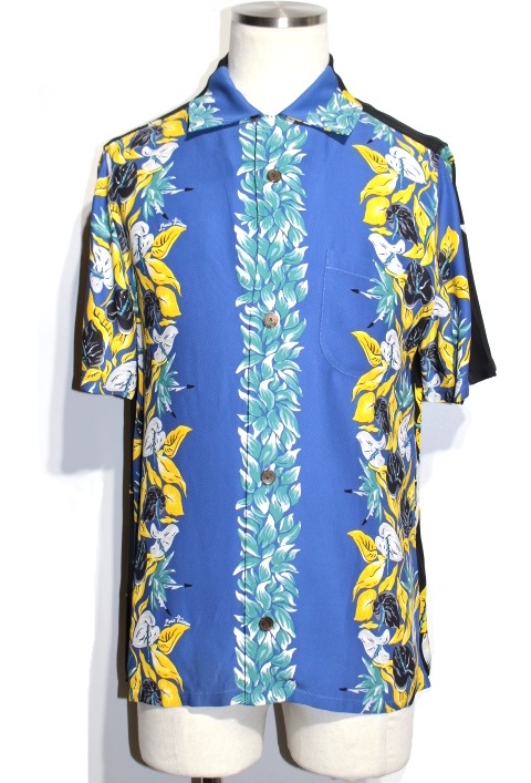 Louis Vuitton ルイヴィトン シャツ メンズs ブルー イエロー ブラック レーヨン 花柄 0 の購入なら 質 の大黒屋 公式