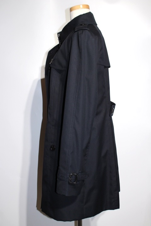 Burberry バーバリー トレンチコート レディース40 ネイビー コットン ポリエステル 0 の購入なら 質 の大黒屋 公式