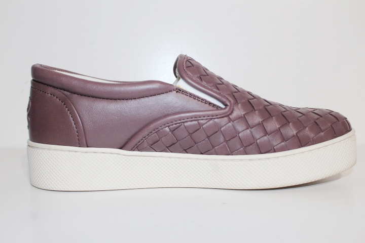 Bottega Veneta ボッテガ ヴェネタ スニーカー レディース34ハーフ 約21 5cm パープル レザー 0 の購入なら 質 の大黒屋 公式