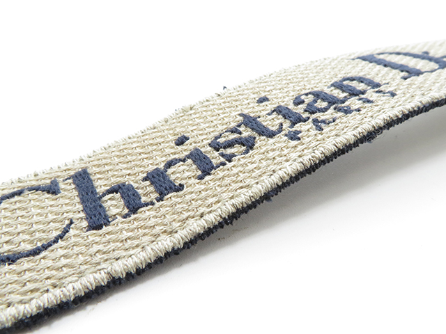 Dior ディオール CHRISTIAN DIOR ベルト ブルー コットン/カーフ 75cm B0002CBTE_M928【430】 2141300259922 image number 5