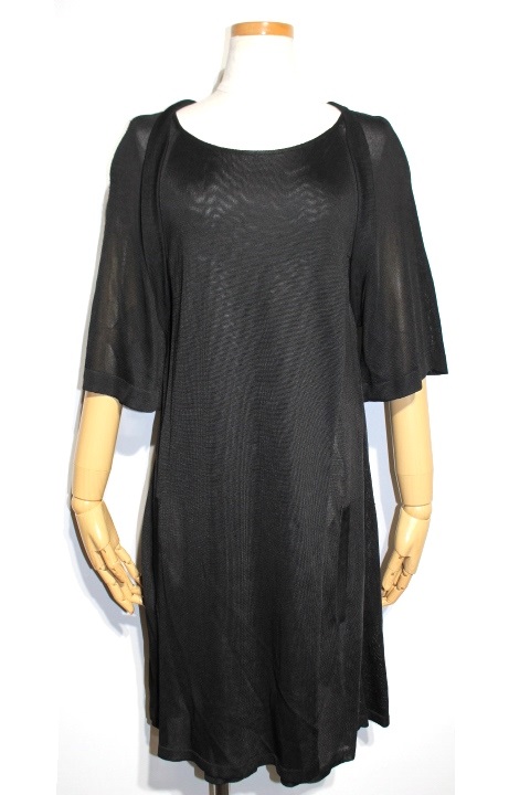 Chanel シャネル ワンピース レディース36 ブラック レーヨン 0 の購入なら 質 の大黒屋 公式