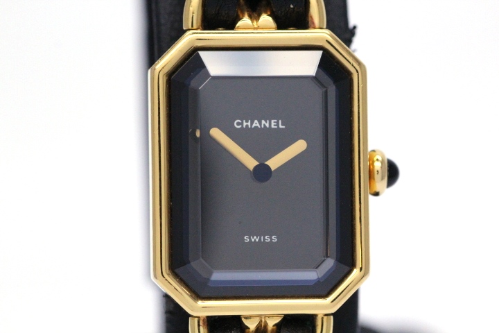Chanel シャネル H0001 時計 プルミエール Mサイズ レディース クォーツ ブラック文字盤 Gp 革 460 Huの購入なら 質 の大黒屋 公式