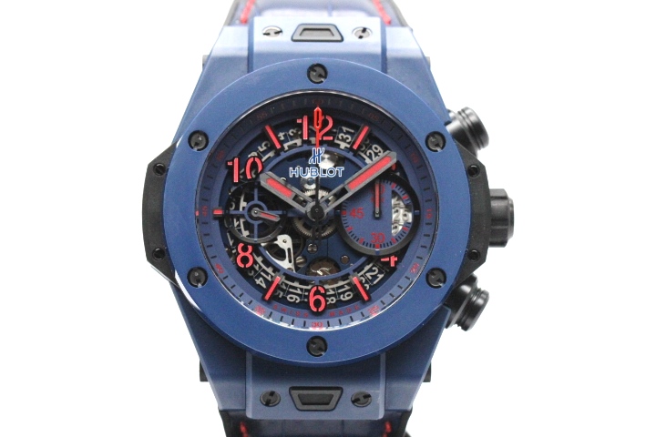 Hublot ウブロ ビッグバン ウニコ スペシャルワン ブルーセラミック 411 Ex 5113 Lr Spo18 マットブルースケルトン