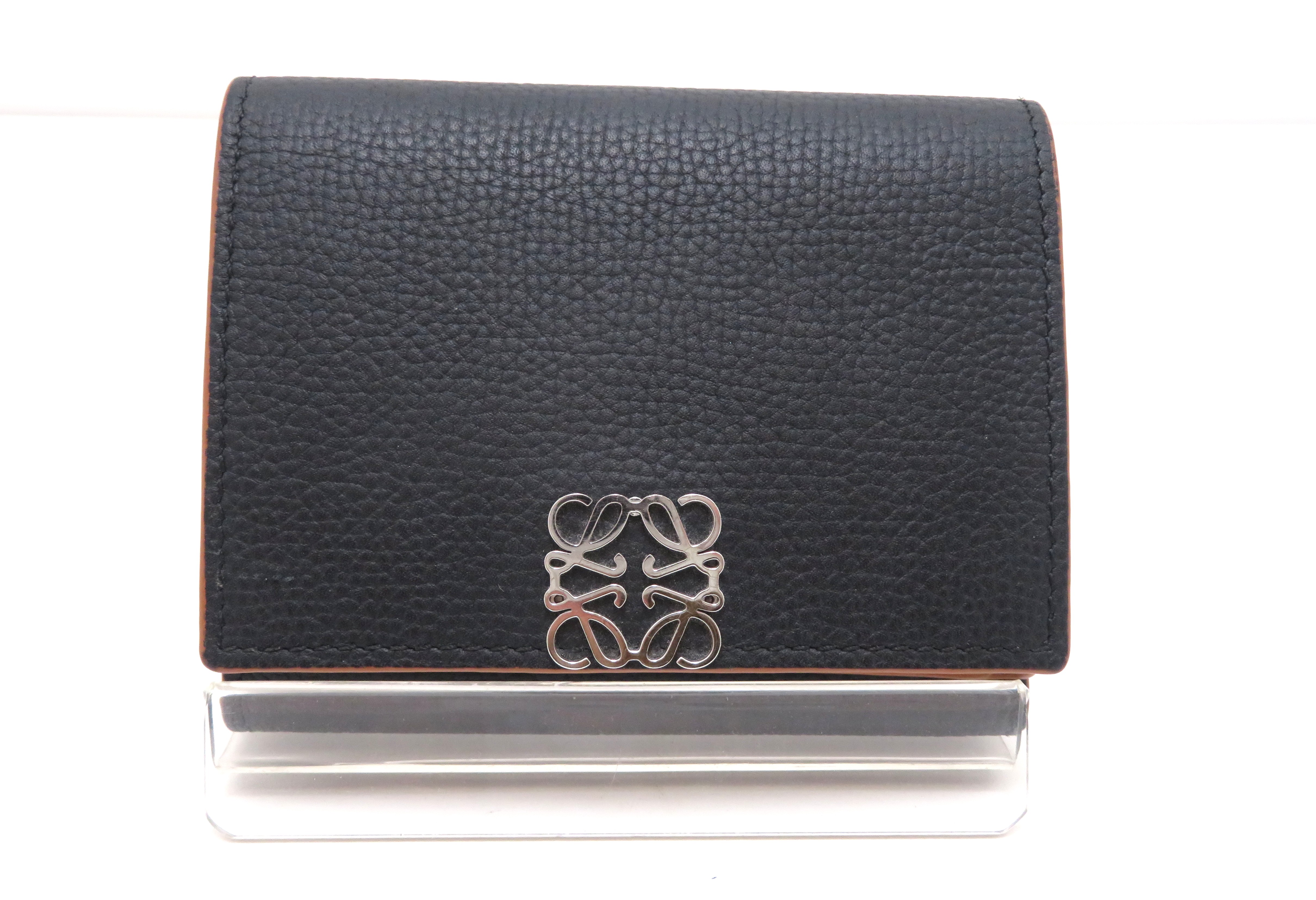 LOEWE コインケース ビンテージ シルバー金具 丸 財布