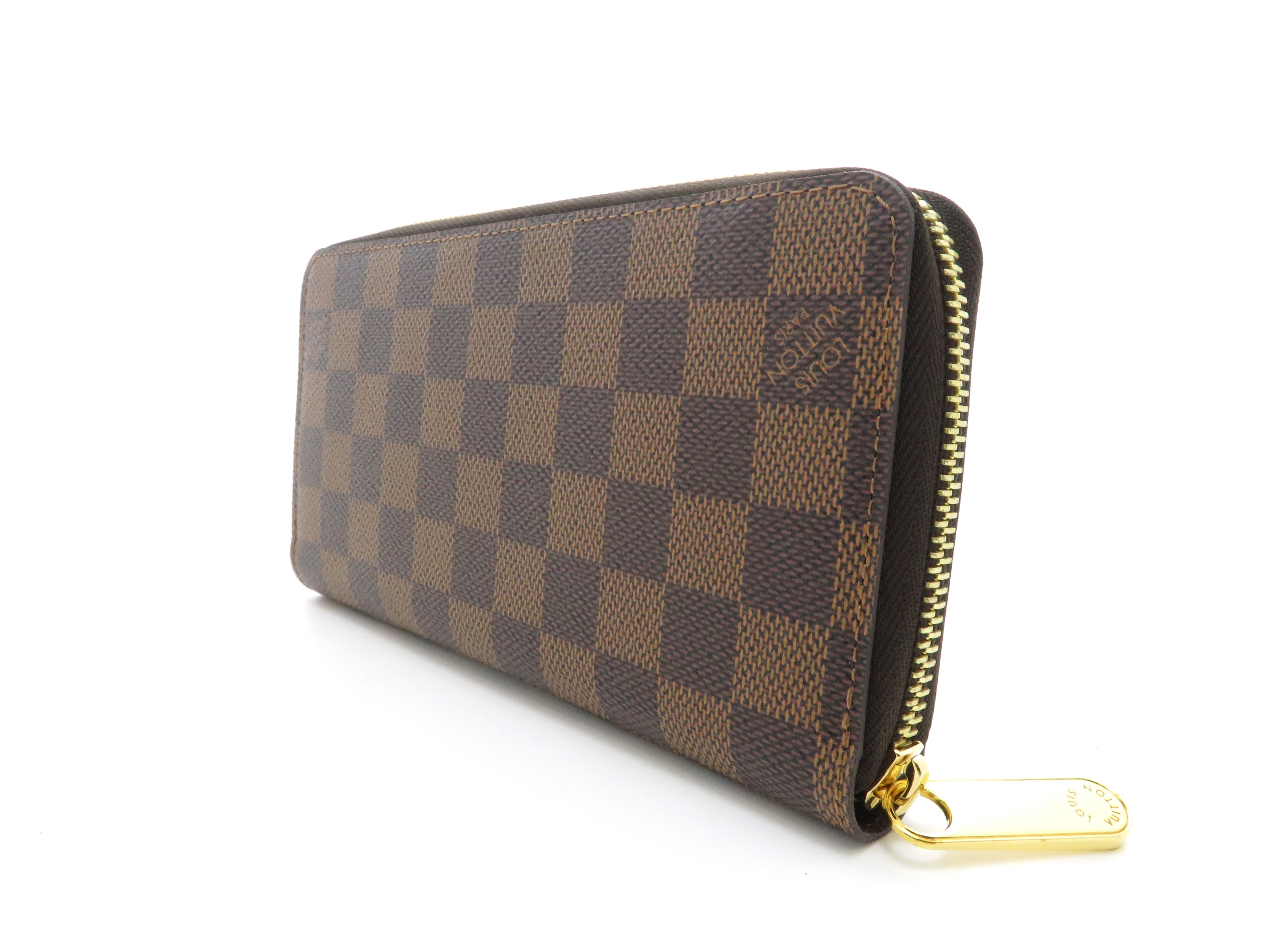 LOUIS VUITTON ルイヴィトン ダミエ ジッピーウォレット N41661 エベヌ 2018年頃製造品 made in Spain