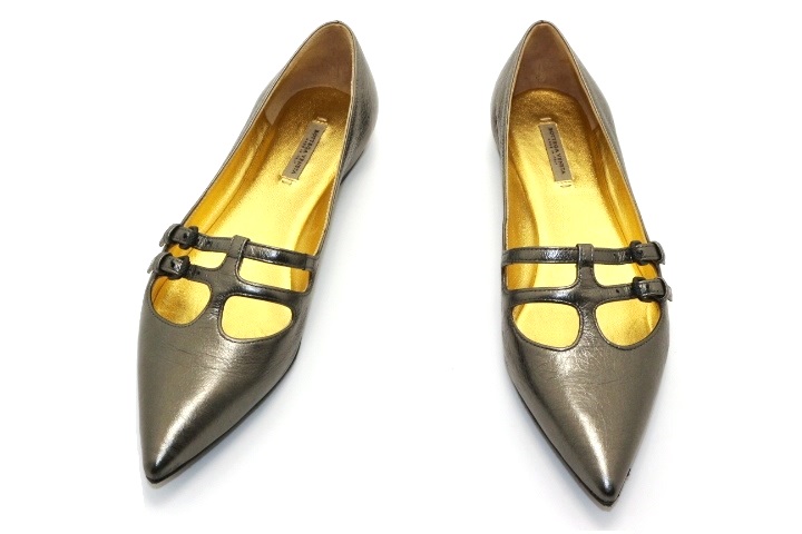 Bottega Veneta ボッテガ ヴェネタ パンプス レディース36 約23cm シルバー レザー 0 の購入なら 質 の大黒屋 公式