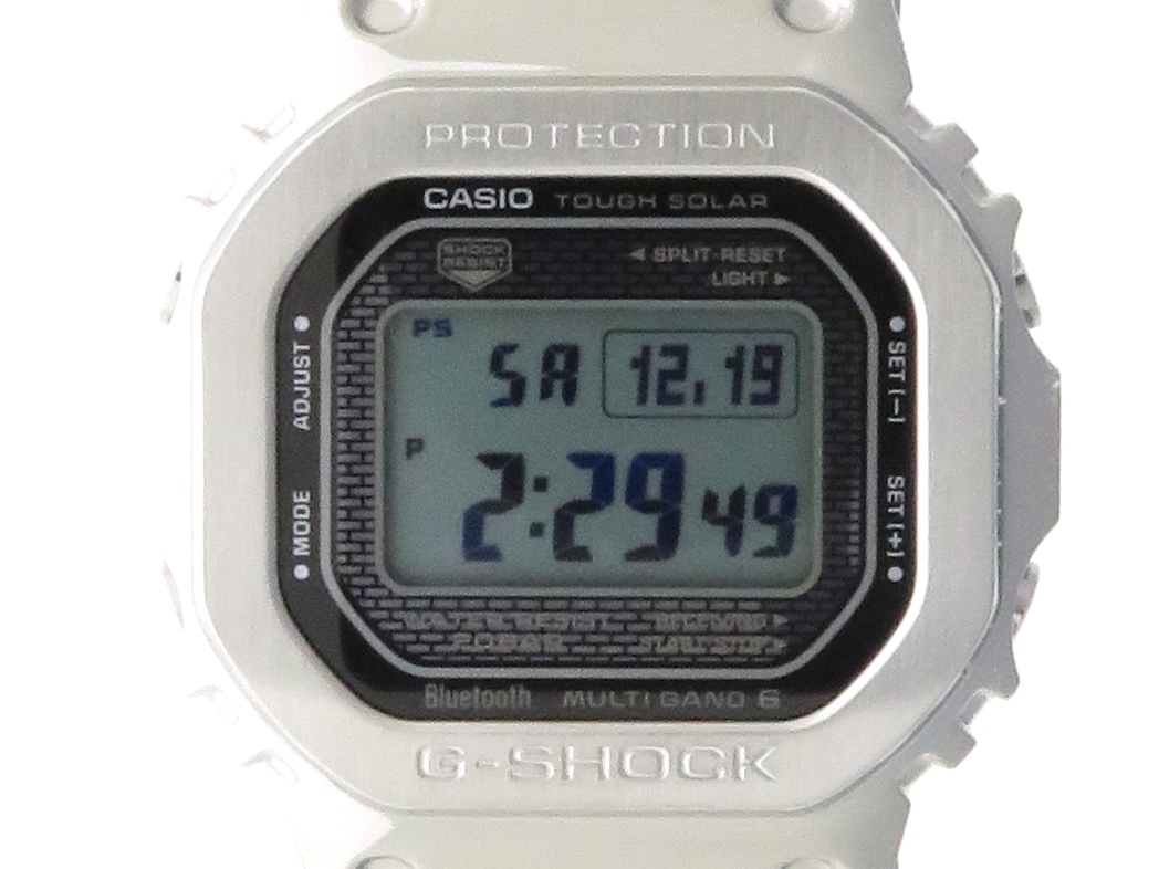 Casio カシオ G Shock フルメタル Gショック Gmw B5000d 1jf 国内並行ギャランティー付き 19年7月日付 ソーラー電波 クオーツ Ss ステンレス スマートフォンリンク メンズ レディース 男女兼用ウォッチ 時計 4