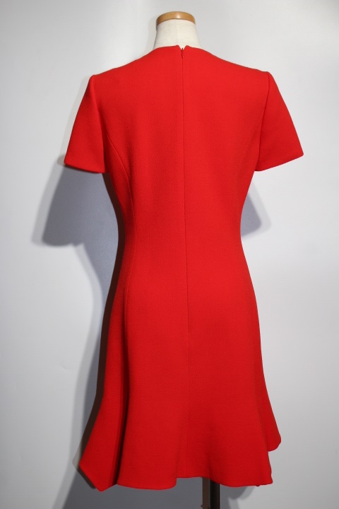 Dior ディオール ワンピース レディース36 レッド ウール シルク 0 の購入なら 質 の大黒屋 公式