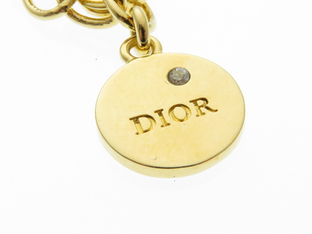 Dior ディオール ディオレボリューション ロゴ ネックレス パール+