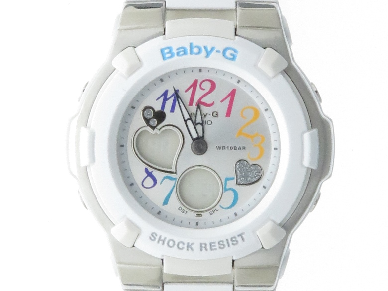 Casio カシオ Baby G ベビージー Bga 116 7b2jf Ss 樹脂 ステンレス クオーツ ホワイト レディースウォッチ 時計 4 の購入なら 質 の大黒屋 公式