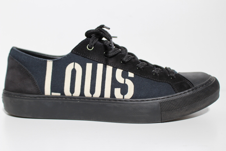 Louis Vuitton ルイ ヴィトン スニーカー メンズ8ハーフ 約27cm ブラック キャンバス ファブリック 0 の購入なら 質 の大黒屋 公式
