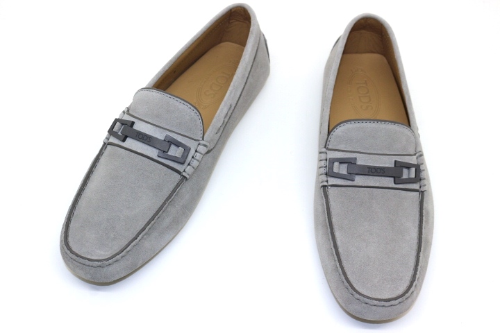Tod S トッズ ドライビングシューズ メンズ9 グレー スエード 432 の購入なら 質 の大黒屋 公式