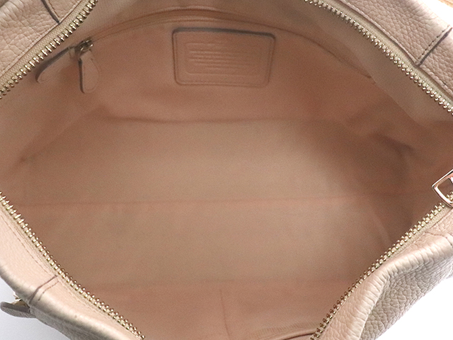 ｃｏａｃｈ コーチ ２ｗａｙショルダー ピンク ベージュ レザー 471 の購入なら 質 の大黒屋 公式