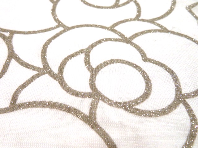 シャネル ｔシャツ レディース36 ホワイト カメリア柄 コットン ｐｋ 432 の購入なら 質 の大黒屋 公式